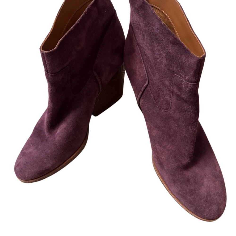 Women's Kork Ease Suede Ankle Boots - Burgundy
